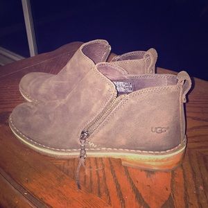 Leather Ugg Short Boots